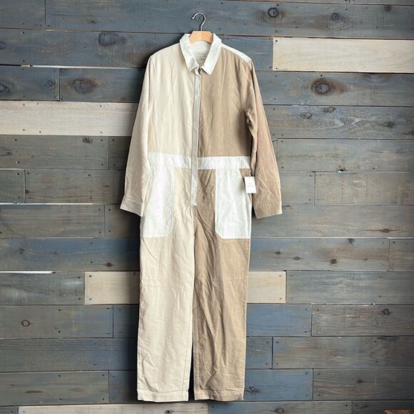 Brixton Mersey Coverall Jumpsuit Corduroy Colorblock NWT Size L - Picture 4 of 16